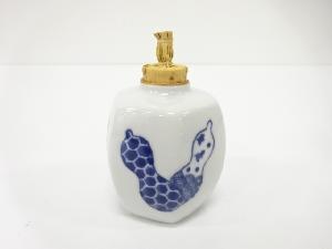 染付　六瓢　振出